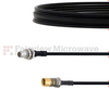 Slide-On BMA Plug Bulkhead to Snap-On BMA Jack Cable FM-SR086TBJ Coax in 24 Inch - FMCA1565-24 - Fairview Microwave Inc.