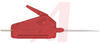 Test Clip, Micro, SMD Grabber for 1.25 to 0.5 MM Lead Pitch, Red - 70198527 - Allied Electronics, Inc.