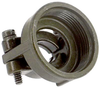 Circular Cable Clamp, Size 18, Zinc Alloy; Connector Shell Size Amphenol Industrial - 96F4874 - Newark, An Avnet Company