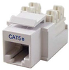 Cat5e RJ45 Modular Keystone Jack, 110 Style, White - 43-309WH - Computer Network Accessories, Inc.
