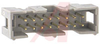 Header, 4-Wall; Copper Alloy; 200 u in.60/40 Tin/Lead; 2; Black; 0.38 in.; 16 - 70114196 - Allied Electronics, Inc.