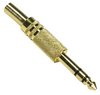 1/4 inch Stereo Plug Gold Plated Metal Plug - 2013-SF-26 - SFCable.com