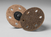 3M Scotch-Brite SC-DR Non-Woven Aluminum Oxide Quick Change Disc - Coarse Grade - 3 in Diameter 6 Vacuum Holes - 64677 - 048011-64677 - R. S. Hughes Company, Inc.