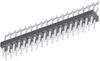 Header, 2.54Mm, Smd, Right Angle, 62 Position; Connector Systems Samtec - 84T1300 - Newark, An Avnet Company