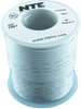 Hook Up Wire, 100Ft, 22Awg Copper, White; Jacket Material Nte Electronics - 33C7356 - Newark, An Avnet Company