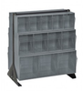 Bins & Systems - Clear Tip Out Bins (QTB Series) - Floor Stands - QFS224-24 - Image