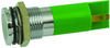 Panel Mount Indicator, Led, 14Mm, Green, 2.2V; Led Color Apem - 15R9882 - Newark, An Avnet Company