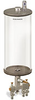 Levelux Clear View Multiple Feed Manual Lubricator, 1 gal Acrylic Reservoir, 3 Feeds, 1/4” OD Tube Outlets - B5178-128AB031W - Oil-Rite Corp.