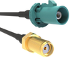 Cable Assy, Fakra Plug-Sma Jack, 18; Coaxial Cable Type Amphenol Rf - 80AJ9565 - Newark, An Avnet Company