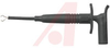 Clamp Clip, Insulated Plunger, Black, Right Angle - 70188690 - Allied Electronics, Inc.