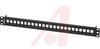 KEYCONNECT MODULAR PATCH PANEL, 24-PORT, 1U, BLACK (EMPTY) - 70038350 - Allied Electronics, Inc.
