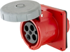 Power Entry Conn, Skt, 3P4W, 100A, Red; Current Rating Hubbell Wiring Devices - 71AC5518 - Newark, An Avnet Company