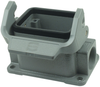 Side Entry Hood, Size 6B, Metal; Heavy Duty Connector Type Harting - 04C8559 - Newark, An Avnet Company