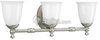 Three-Light Wall Bracket Light Fixture - P3029-06 - bulbs.com