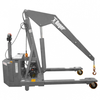 Stainless Steel djustable Leg Staddle Full Powered Floor Cranes - FP-2A - David Round