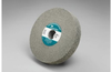 3M Scotch-Brite XL-WL Convolute Silicon Carbide Hard Deburring Wheel - Fine Grade - Arbor Attachment - 6 in Diameter - 1 in Center Hole - Thickness 1 in - 05132 - 048011-05132 - R. S. Hughes Company, Inc.