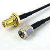 SMA Male to SMA Female Bulkhead Cable RG-174 Coax in 72 Inch - FMC0212174-72 - Fairview Microwave Inc.
