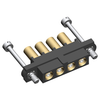 3 Pos. Female SIL RG178 Cable Conn. Kit, Jackscrews for Hoods - M80-4000000FS-03-305-00-000 - Harwin Plc
