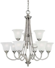 SL880241 Mid. Chandeliers-Glass Up - 751268 - Capital Lighting, Inc.