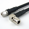 SMA Male to RA QMA Male Cable LMR-240 Coax in 36 Inch with Times Microwave Connectors - FMC0223240-36 - Fairview Microwave Inc.