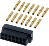 Wire To Board, Receptacle, 14 Position, 2Row, 2Mm; Product Range Harwin - 94T9171 - Newark, An Avnet Company