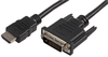 Audio / Video Cable Assembly, Hdmi Plug, Dvi-D Plug, 6.56 Ft, 2 M, Black Rohs Compliant Pro Signal - 24M6281 - Newark, An Avnet Company