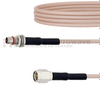 Slide-On BMA Plug Bulkhead to SMA Male Cable RG-316 Coax in 36 Inch - FMCA1656-36 - Fairview Microwave Inc.