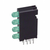LED 4HI 3MM HI EFF GREEN PC MNT -- 204-5680102222F - Image