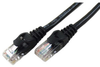 50' Molded Cat5e Patch Cable, Black - 43-740BK - Computer Network Accessories, Inc.