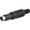8-pole, Plug, solder terminal, DIN Plug/Socket -- 4850.1810 - Image