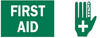 First Aid Sign - 69250 - Brady Corporation