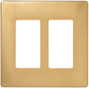Decorative Finish Screwless Wall Plates, Decorator Openings -- SWP262BR - Image