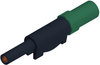Conn, Banana, Plug, 30A, Solder, Grn; Gender Hirschmann Test And Measurement - 71AC1614 - Newark, An Avnet Company