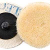 Dynabrade Wool Disc Quick Change Attachment - 3 in Diameter - 91503 - 616026-91503 - R. S. Hughes Company, Inc.
