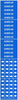 Brady B-946 White on Blue Vinyl Self-Adhesive Pipe Marker - 2 1/4 in Height - 1/2 in Character Height - 2 3/4 in Length - Printed Msg = BLOWER AIR with Right Arrow - 7329-3C - 754473-66783 - R. S. Hughes Company, Inc.