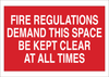 Brady B-120 Fiberglass Reinforced Polyester Rectangle Red Emergency Exit & Safe Pathway Sign - 14 in Width x 10 in Height - 71732 -- 754476-71732 - Image