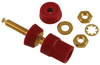 Hex Head Binding Post, 30A, Red; Product Range Pomona - 50F1464 - Newark, An Avnet Company