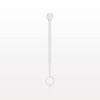 General Purpose Re-opening Plastic Bag Tie, Ratchet with Ring, White - 999991 - Qosina Corp.