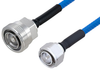 Plenum 4.3-10 Male to 7/16 DIN Female Low PIM Cable 60 Inch Length Using SPP-250-LLPL Coax , LF Solder - PE3C5853-60 - Pasternack
