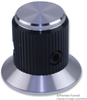 Str Knurled Skirt Knob W/ Arrow, 6.38Mm; Shaft Type Alcoswitch Te Connectivity - 57F2311 - Newark, An Avnet Company