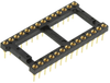 Dip Socket, 28 Position, Through Hole; No. Of Contacts Amp - Te Connectivity - 67F1807 - Newark, An Avnet Company