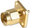 Rf / Coaxial Connector, Sma Coaxial, Straight Flanged Plug, Solder, 50 Ohm, Brass Rohs Compliant Radiall - 97K9248 - Newark, An Avnet Company
