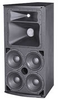High Power 3-Way Loudspeaker with 4 x 10 Inch LF Drivers & Rotatable Horn, 90 x 50 Degree Coverage, Black Finish - AM6340/95 - Visual Sound, Inc.