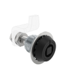 VISE ACTION® Compression Latch, Large Size, 8 mm Square, Zinc Alloy, Powder Coated, Black - E3-C2210-05 - Southco
