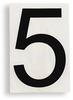 ToughStripe Die-Cut Black Letter 5 - 121877 - Brady Corporation