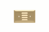 Louver Wall Plate, One Gang Horizontal, Brass - SB760 - Legrand