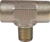(2) 1/4" NPTF x (1) 1/4" NPTM Branch Tee -- 8412504 - Image
