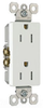 Duplex/Single Receptacle -- 885-TRNAW - Image