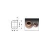Sperical Sintered Bearing, 8mm Bore, 15.5mm Outside Diameter, 11mm Wide, 16mm Spherical Diameter, Material - Oil Impregnated Bronze. - A 7B 4MS08H1511 - Stock Drive Products & Sterling Instrument - SDP/SI
