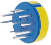 connector comp,insert only,size 28,blueinsul,4#12 & 6#16 solder cup pin contact - 70141428 - Allied Electronics, Inc.